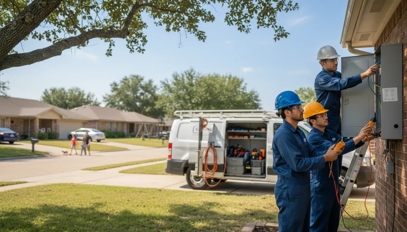 Certified electrician providing emergency electrical services in Amoret, MO